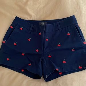J Crew Cherry shorts
